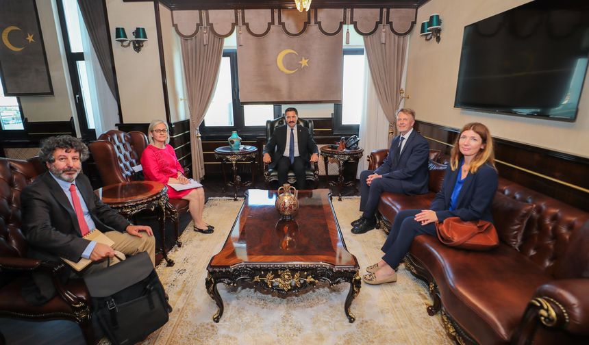Vali Masatlı, AB heyetini kabul etti