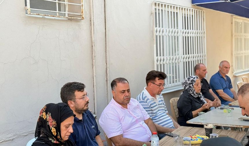 Akparti Akdeniz İlçe Başkanı Mahsum Sevimli, Günay Kılınç’ın Taziyesine Katıldı