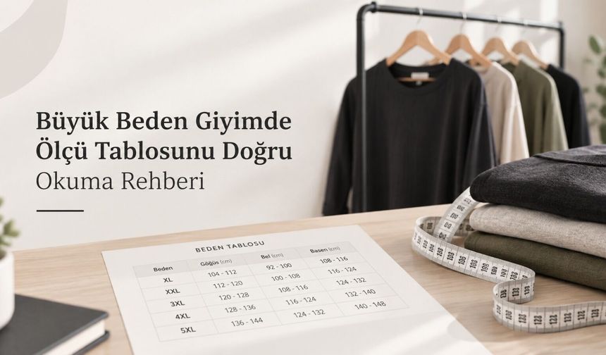 Büyük Beden Giyimde Ölçü Tablosunu Doğru Okuma Rehberi