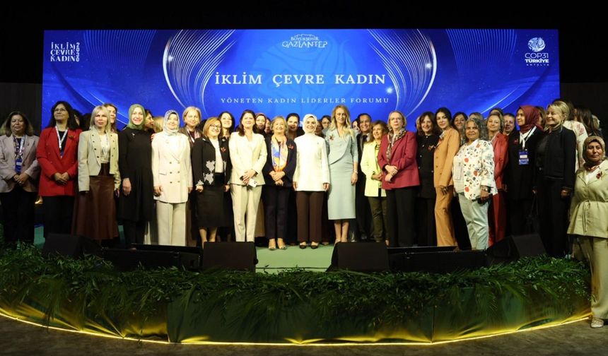 Rektör Özkan, COP31 Öncesi Kadın Liderler Forumu'na katıldı