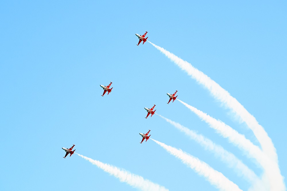 Türk Yildizlari, Mersi̇n Semalarina İlk İmzayi Prova Uçuşuyla Atti (3)