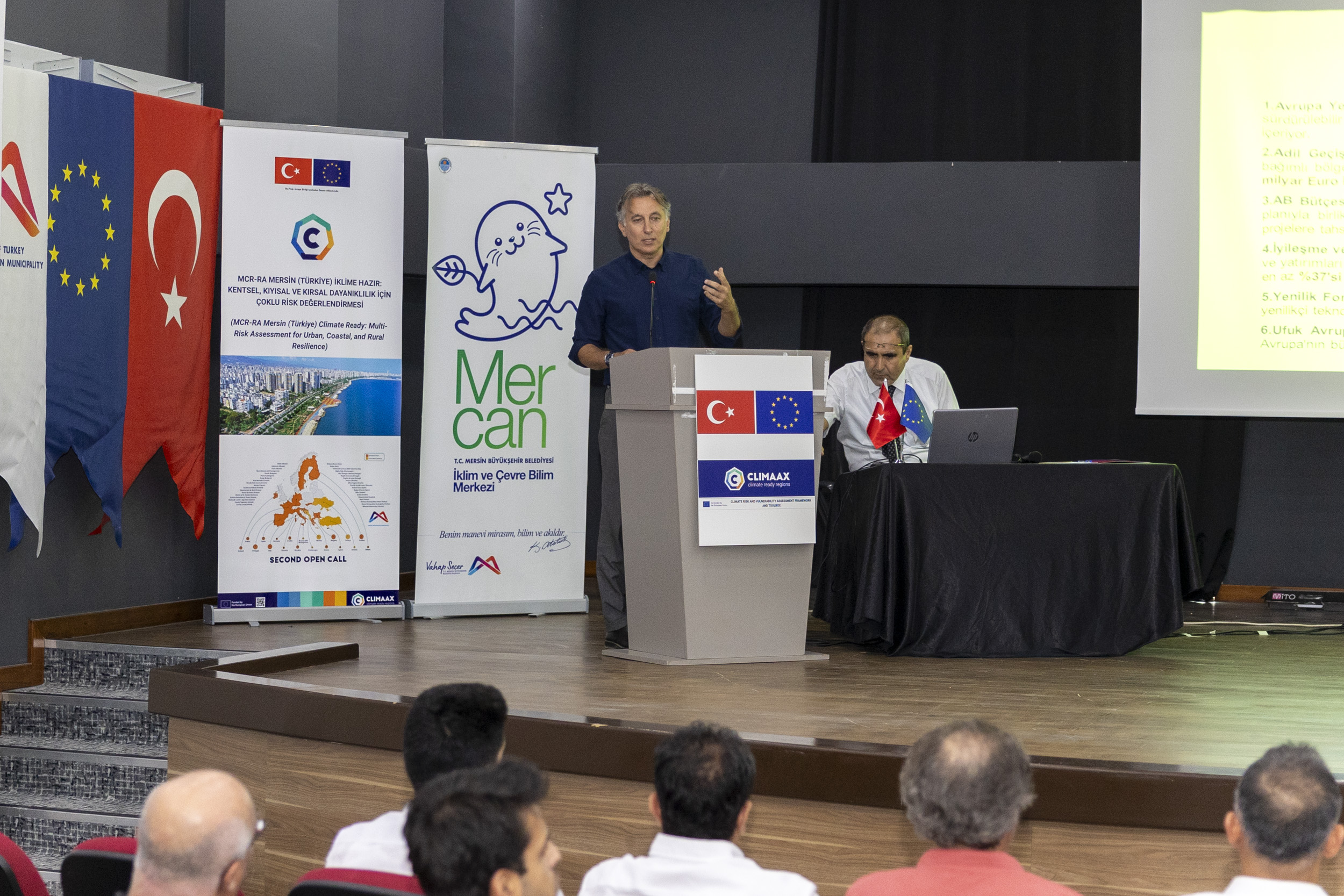 Mersi̇n’i̇n İkli̇m Ri̇skleri̇ne Karşi Alinacak Önlemleri̇ Paydaşlarla Konuşuldu (6)