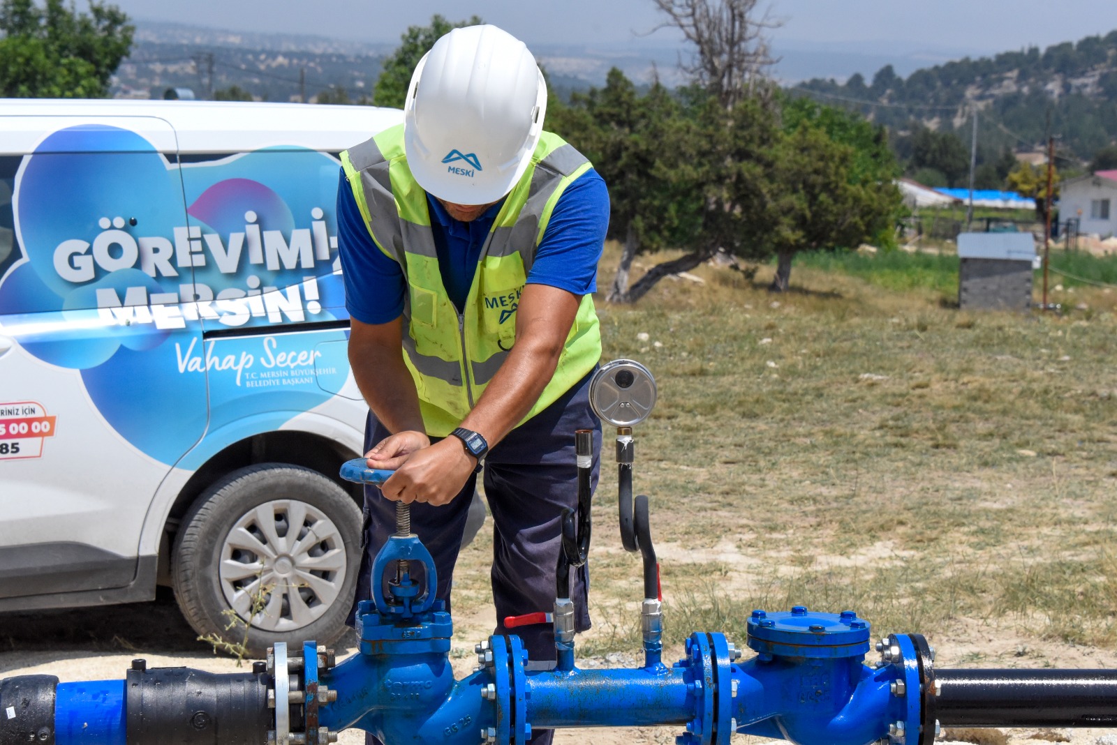 Meski̇, Harfi̇lli̇ Mahallesi̇’ne Kesi̇nti̇si̇z İçme Suyu Temi̇n Edi̇yor (1)