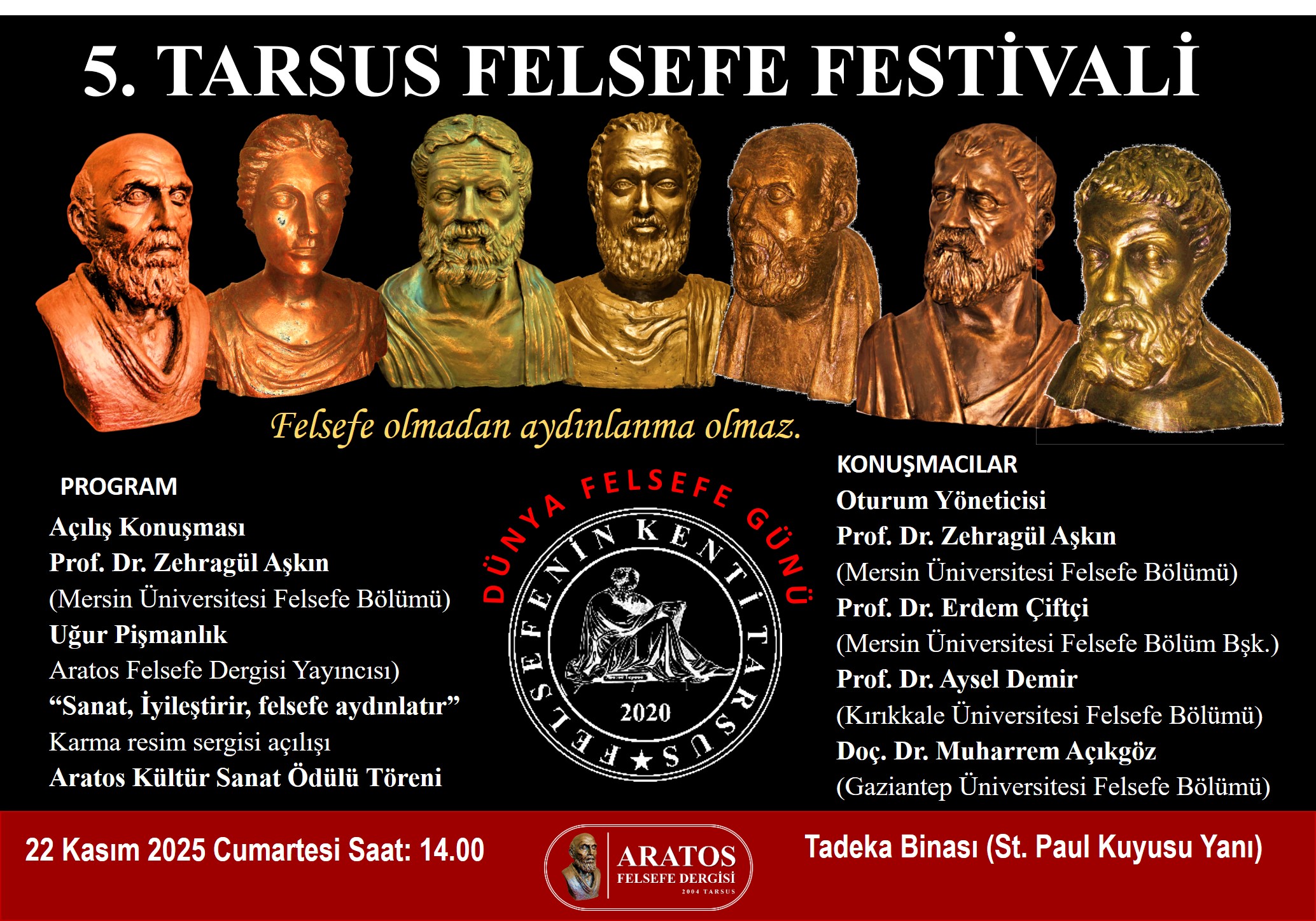 5. Tarsus Felsefe Festivali Duyuru 2