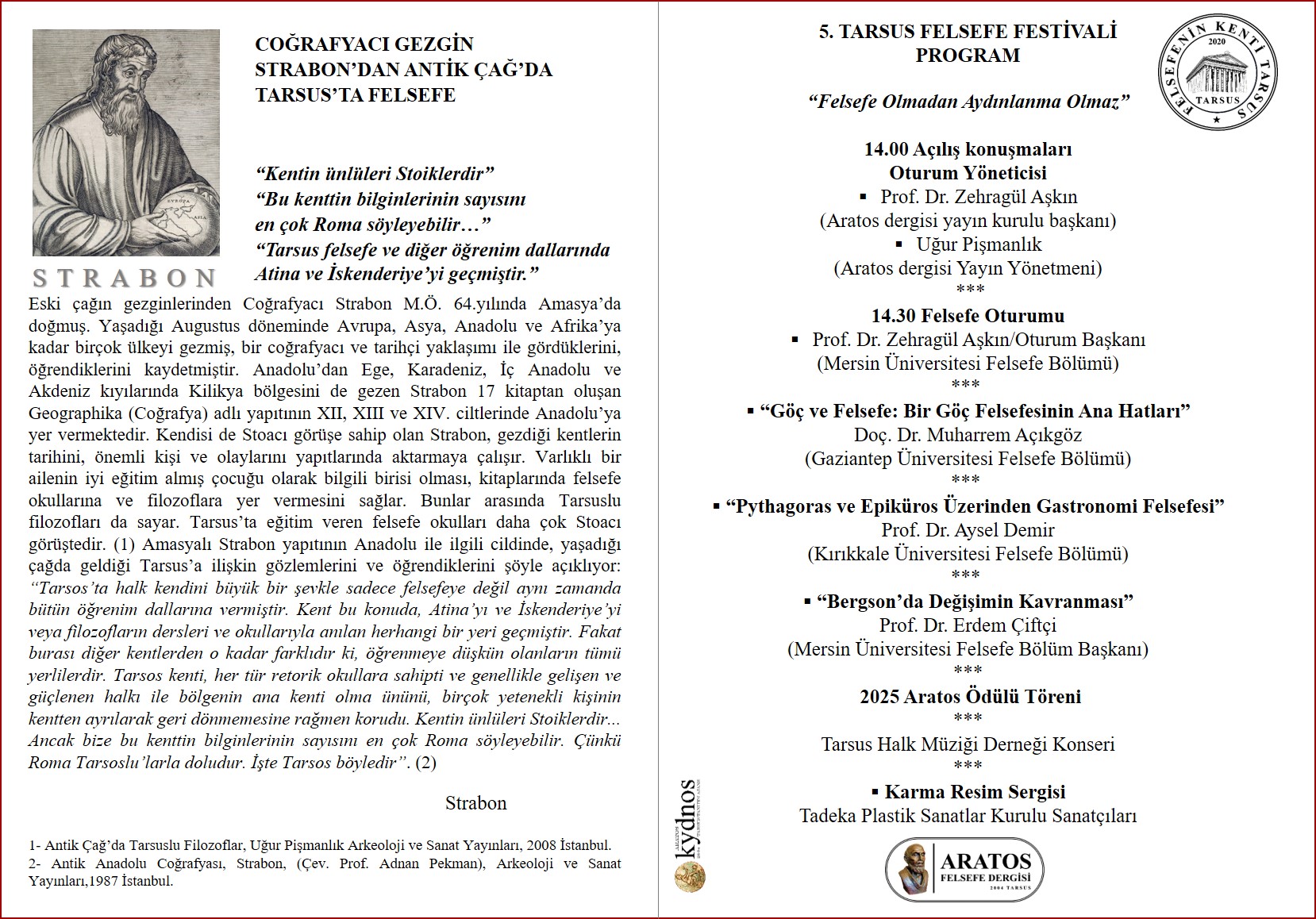 5. Tarsus Felsefe Festivali Program Iç A 5