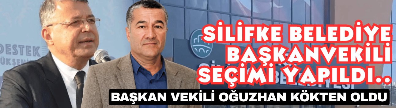Silifke Belediye Başkan Vekili Oğuzhan Kökten Oldu