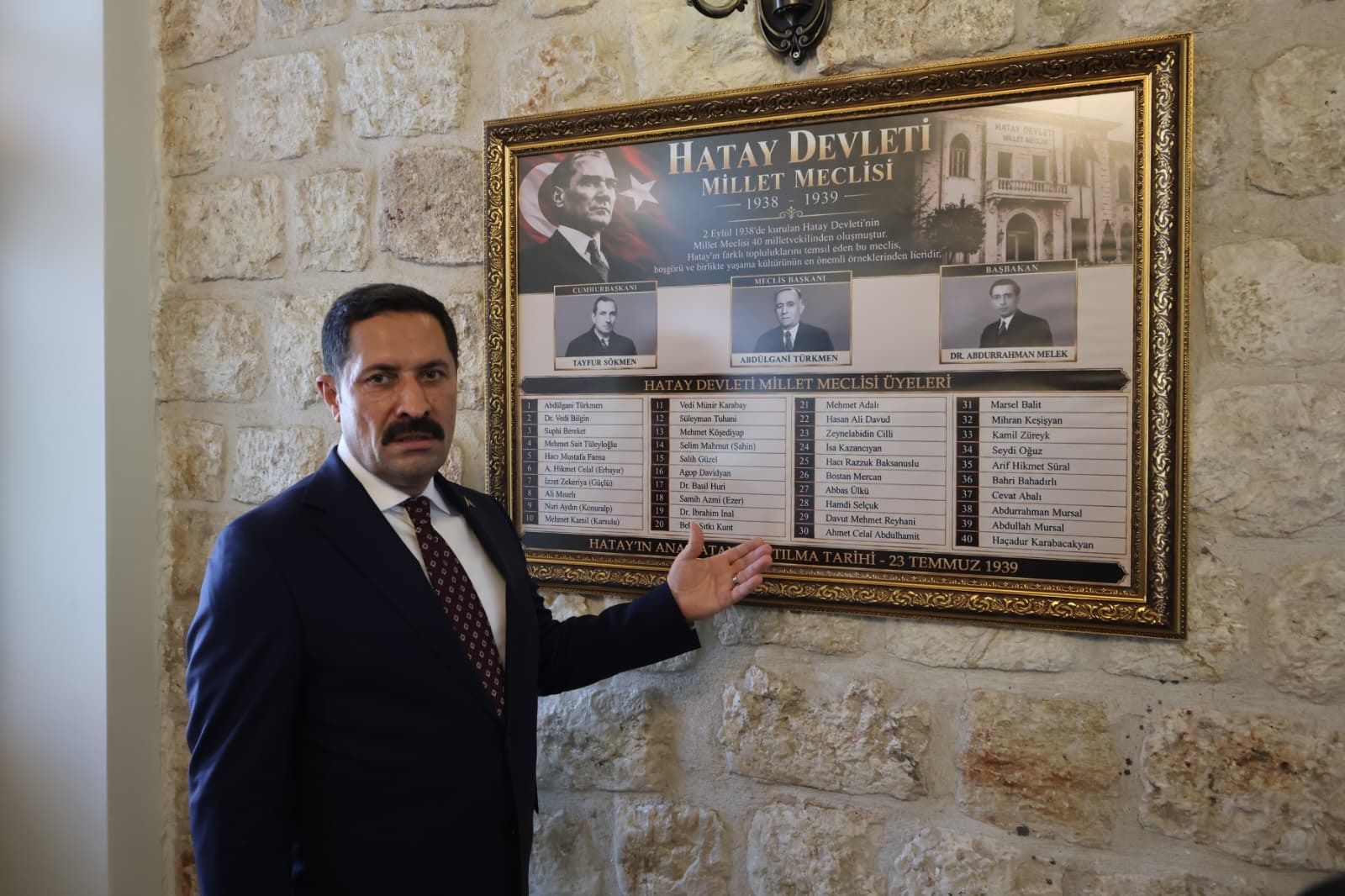 Depremde zarar gören Hatay'ın 98 yıllık tarihi valilik binası yeniden inşa edildi