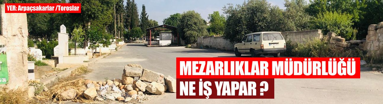 Mersin Toroslar 'da “Mezar Sessiz, Halk Öfkeli”