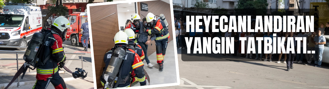 Mersin Büyükşehir Belediyesi Ana Hizmet Binası’nda Yangın Tatbikatı Gerçekleştirildi